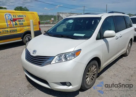 2017 Toyota Sienna Xle Premium 8 Passenger from USA, damaged, VIN 5TDYZ3DC9HS889730
